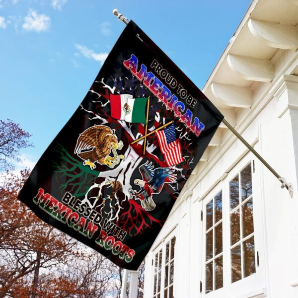 American Mexican Friendship Flag: PN305Fv1 - Celebrate Unity - Image 2