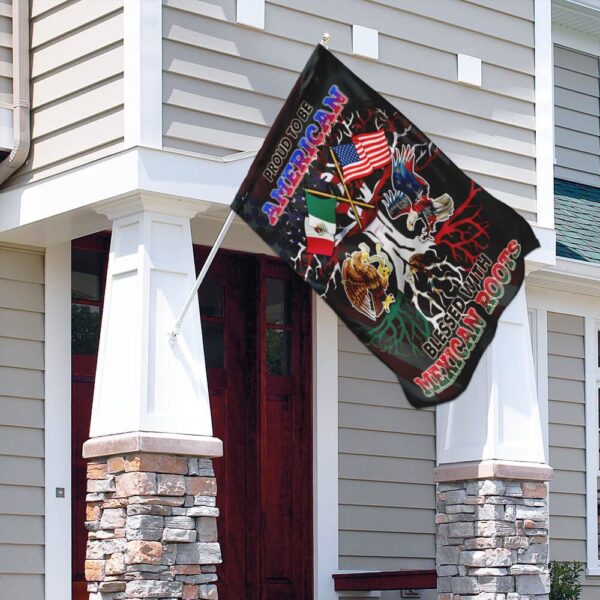 American Mexican Friendship Flag: PN305Fv1 - Celebrate Unity - Image 4