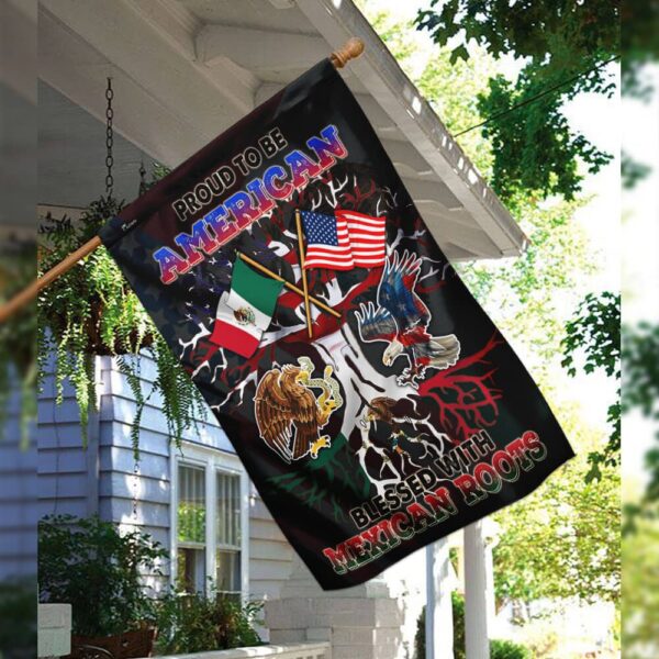 American Mexican Friendship Flag: PN305Fv1 - Celebrate Unity - Image 3