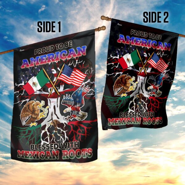 American Mexican Friendship Flag: PN305Fv1 - Celebrate Unity - Image 5
