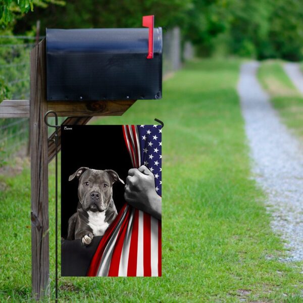 American Staffordshire Terrier American Flag Apparel - Image 9