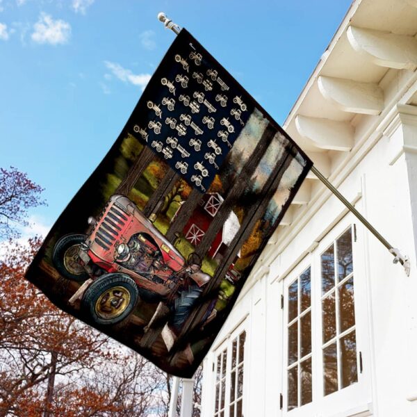 American Tractor Flag: Patriotic Farm Decor - Image 7