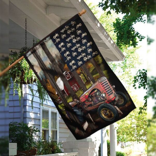 American Tractor Flag: Patriotic Farm Decor - Image 8