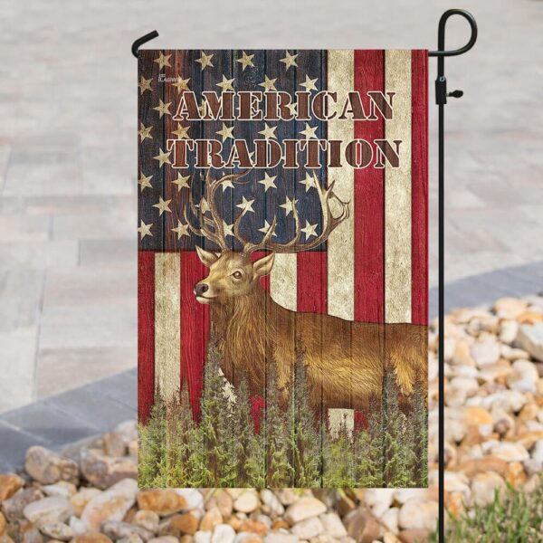 American Tradition Deer Flag: PN184F - Patriotic Outdoor Decor - Image 3