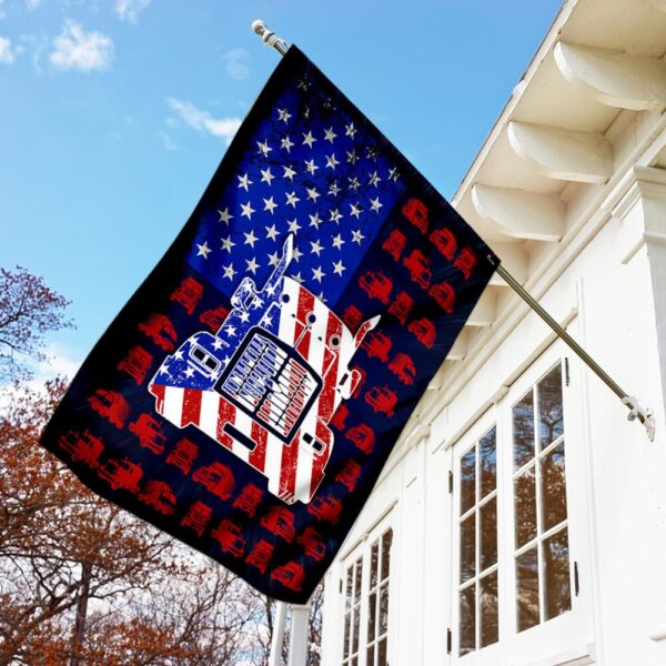 American Trucker 4th of July Flag: PSL234F - Patriotic Truck Accessories - Image 7