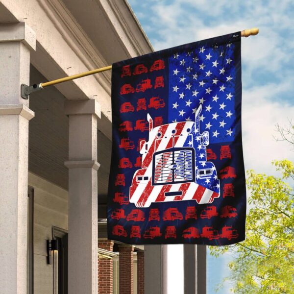 American Trucker 4th of July Flag: PSL234F - Patriotic Truck Accessories - Image 6