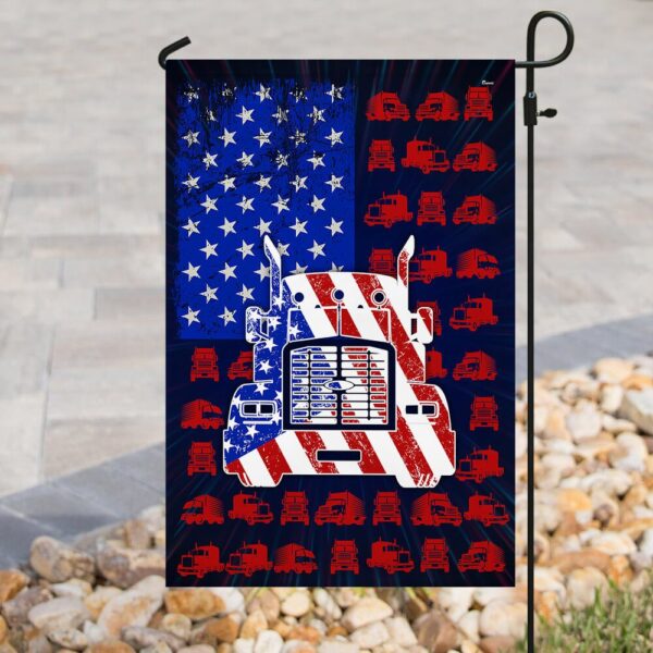 American Trucker 4th of July Flag: PSL234F - Patriotic Truck Accessories - Image 3