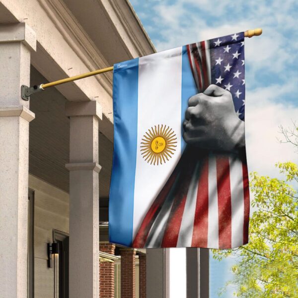 Argentina vs USA Flag QNN201F: Show Your Team Spirit