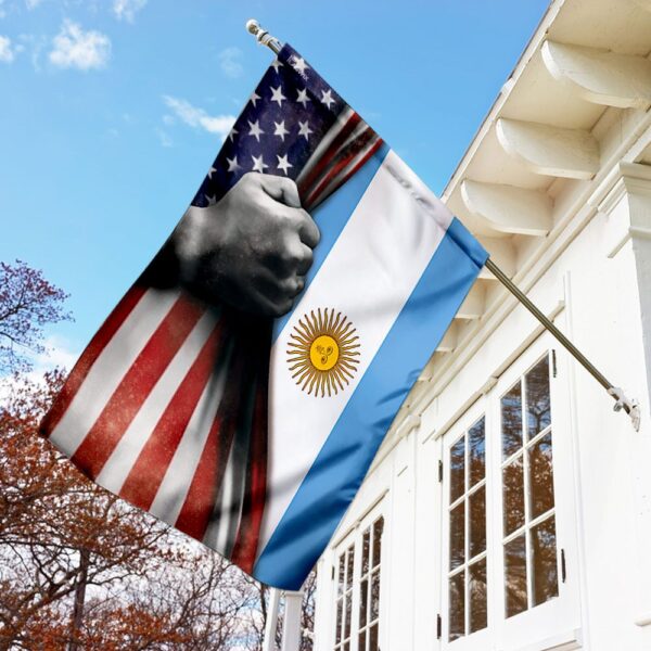 Argentina vs USA Flag QNN201F: Show Your Team Spirit - Image 2