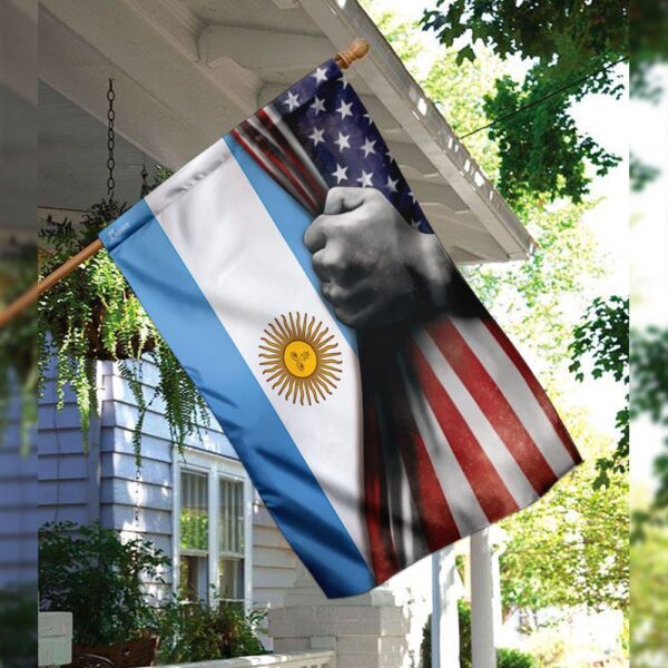 Argentina vs USA Flag QNN201F: Show Your Team Spirit - Image 3