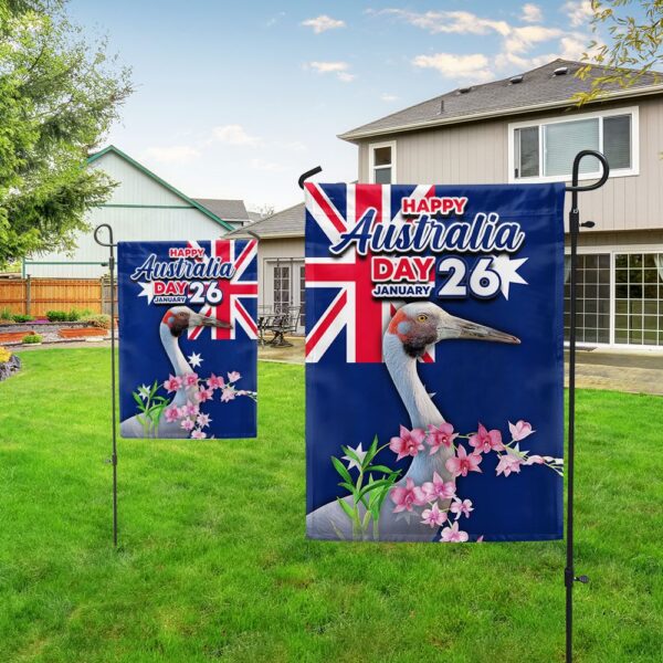 Happy Australia Day Brolga Flag - Celebrate January 26th - Image 5
