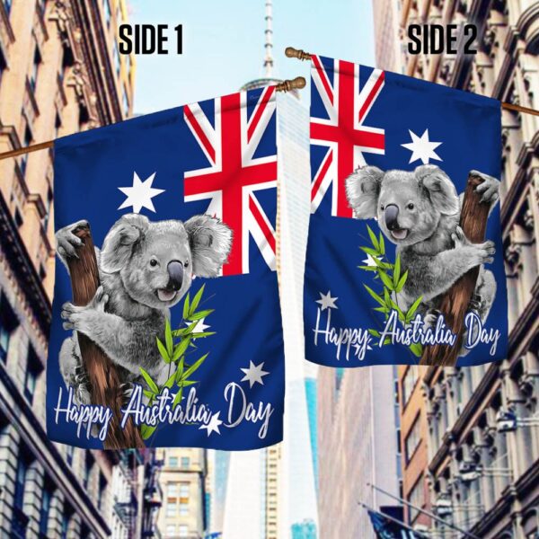 Australia Day Koala T-Shirt: Aussie Flag Design - Image 2