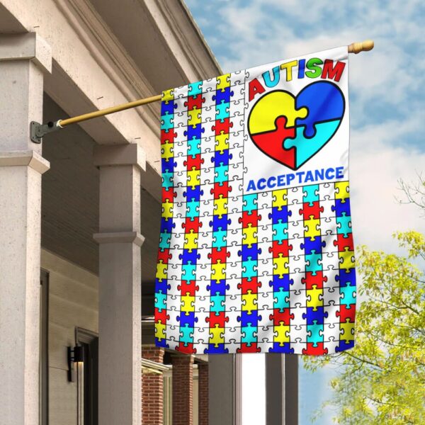 Autism Acceptance Flag: THB2117F - Show Your Support