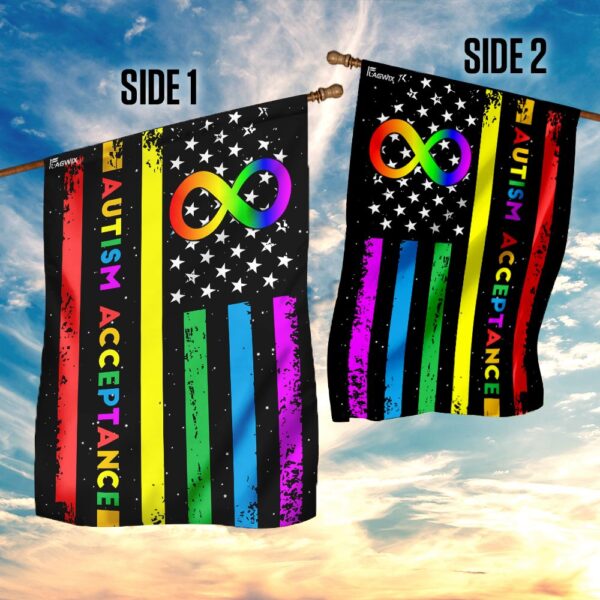 Autism Acceptance Rainbow Infinity Flag: Celebrate Neurodiversity - Image 5