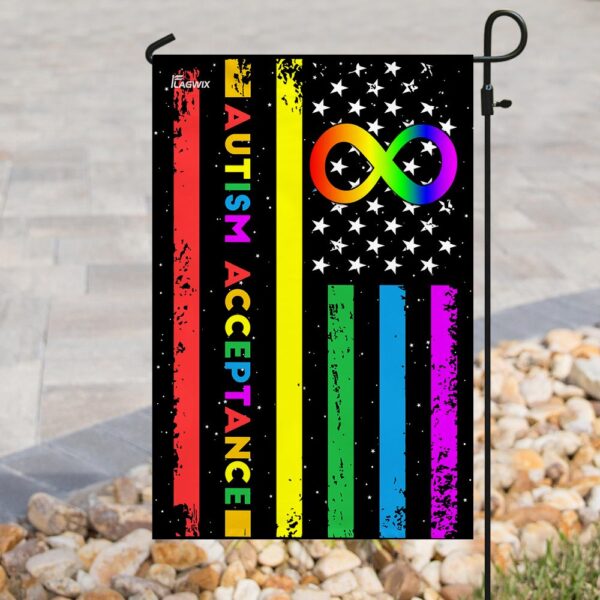 Autism Acceptance Rainbow Infinity Flag: Celebrate Neurodiversity - Image 8