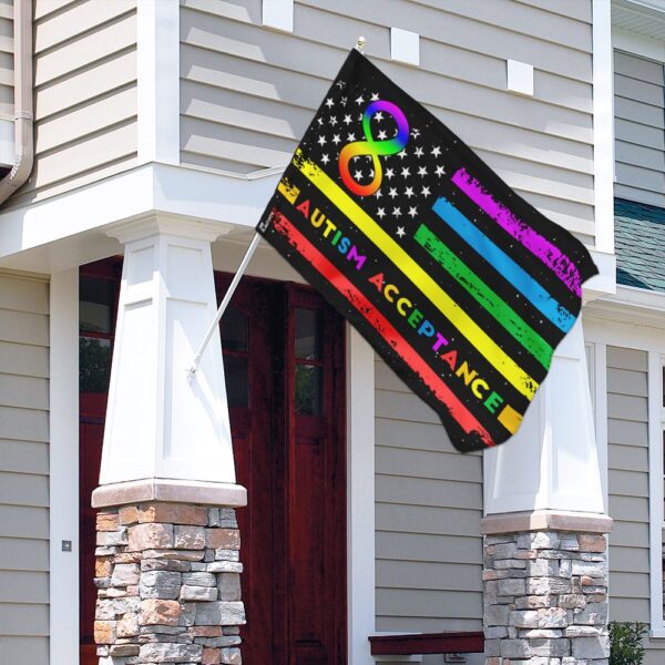 Autism Acceptance Rainbow Infinity Flag: Celebrate Neurodiversity - Image 4