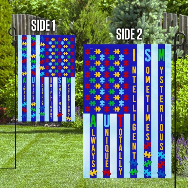 Autism Awareness American Flag: Show Your Support - Image 8