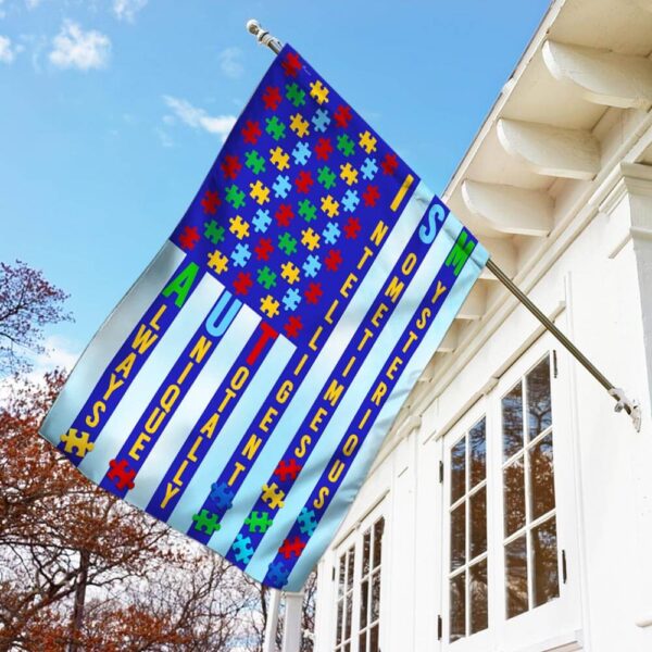 Autism Awareness American Flag: Show Your Support - Image 3