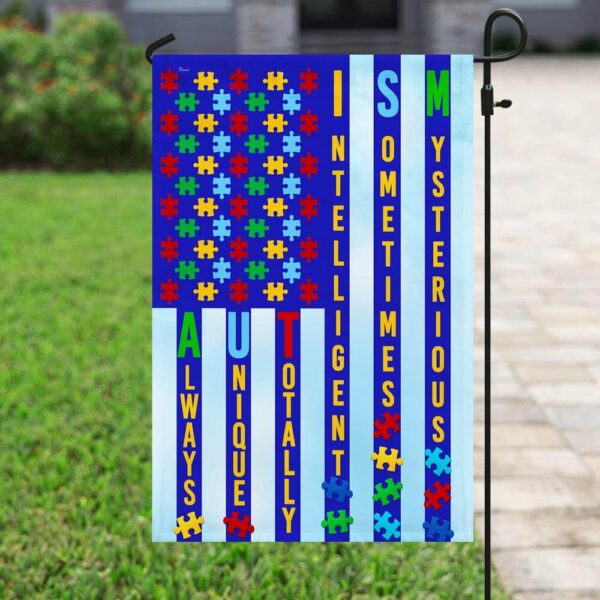 Autism Awareness American Flag: Show Your Support - Image 6