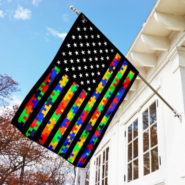 Autism Awareness Flag QNN209F: Show Your Support - Image 2