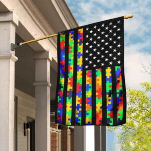 Autism Awareness Flag: QNN209Frs - Show Your Support