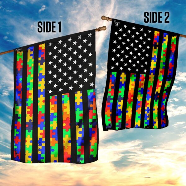 Autism Awareness Flag: QNN209Frs - Show Your Support - Image 5