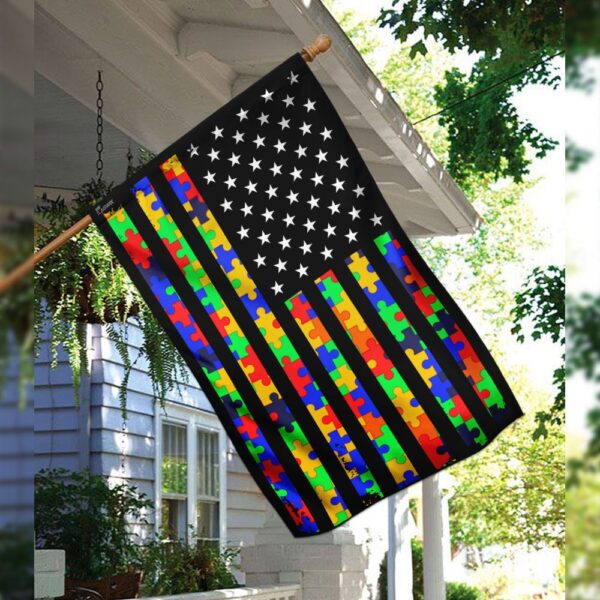 Autism Awareness Flag: QNN209Frs - Show Your Support - Image 3