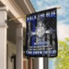 Back the Blue Police Officer US Flag T-Shirt - THB2211F