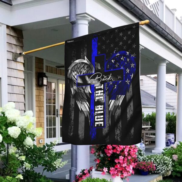 Back the Blue US Flag: American Flag Support - Image 2
