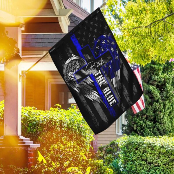 Back the Blue US Flag: American Flag Support - Image 5