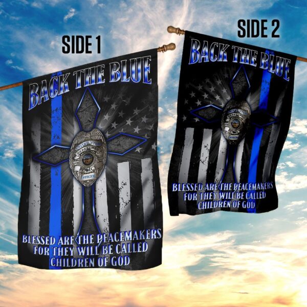 Back The Blue Police Flag - Image 5