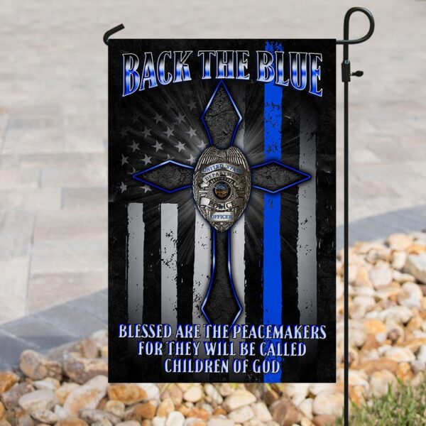 Back The Blue Police Flag - Image 8
