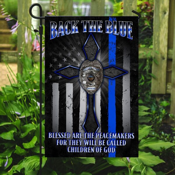 Back The Blue Police Flag - Image 7