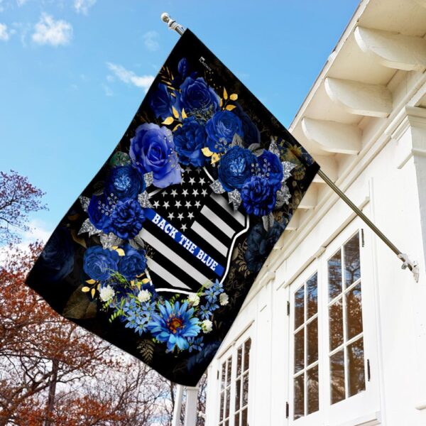 Back the Blue Police Flag: Show Your Support (DDH1925F) - Image 2