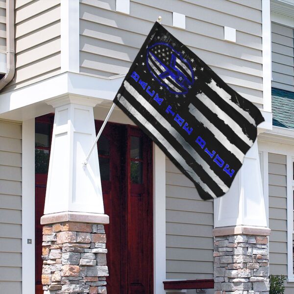 Back the Blue Warrior Flag: PS244Fv1 - Show Your Support - Image 9