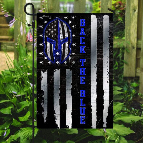 Back the Blue Warrior Flag: PS244Fv1 - Show Your Support - Image 2