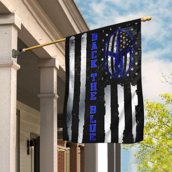 Back the Blue Warrior Flag: PS244Fv1 - Show Your Support - Image 6