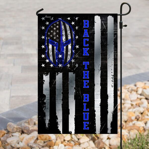 Back the Blue Warrior Flag: PS244Fv1 - Show Your Support - Image 3