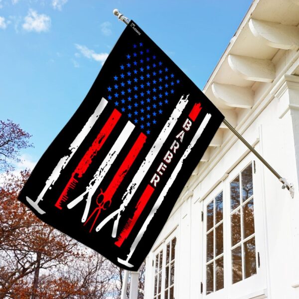 Barber Flag MLH874F: Premium Quality Barber Shop Flag - Image 2