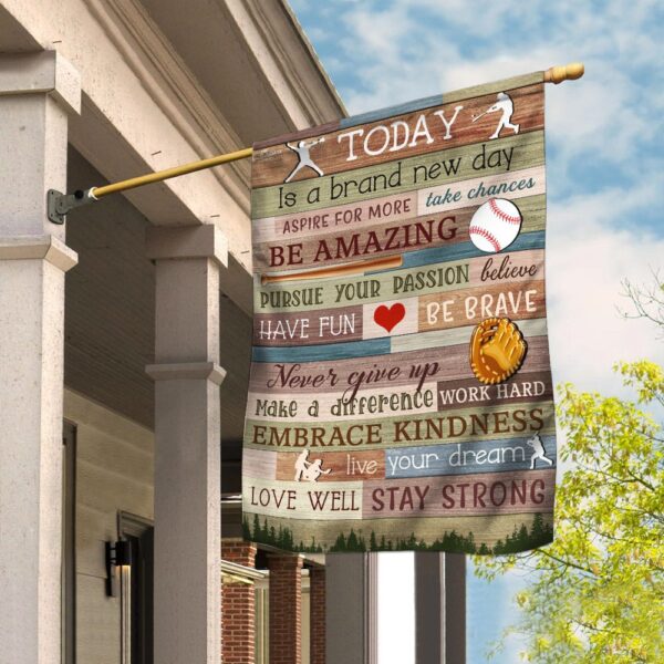 Baseball Fun Flag: Be Amazing on the Diamond