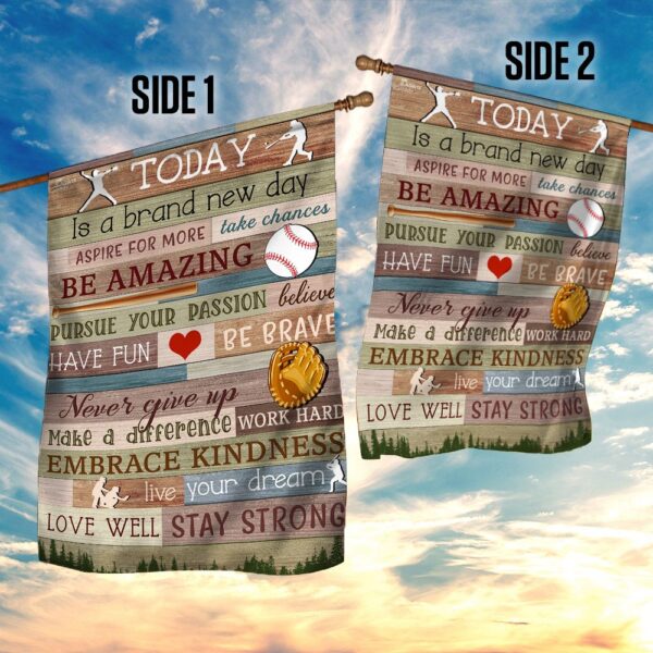 Baseball Fun Flag: Be Amazing on the Diamond - Image 5