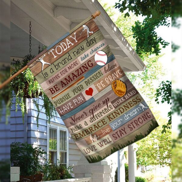 Baseball Fun Flag: Be Amazing on the Diamond - Image 3