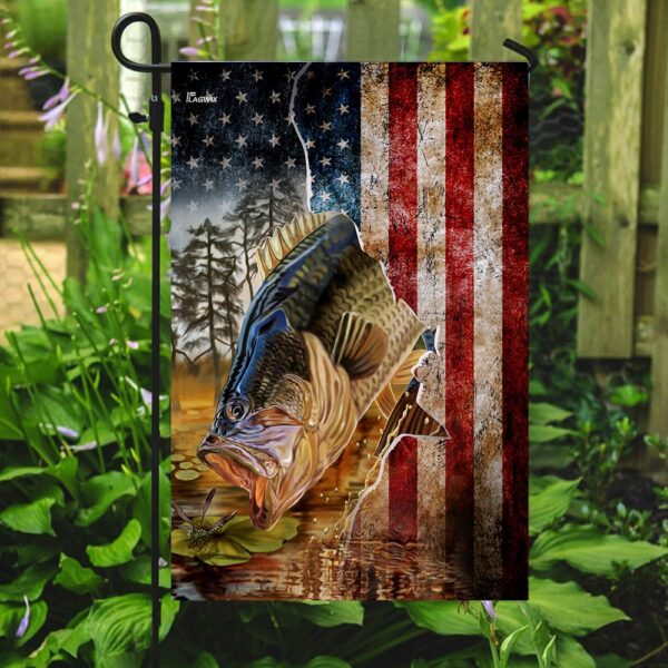 Bass Fishing America Flag THN2027F2 - Image 7