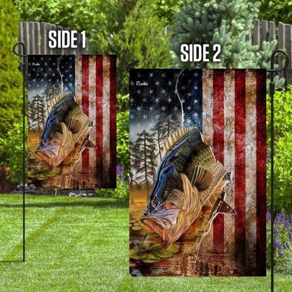 Bass Fishing America Flag THN2027F2 - Image 10