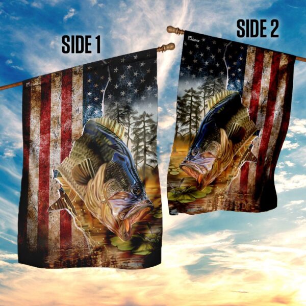 Bass Fishing America Flag THN2027F2 - Image 5