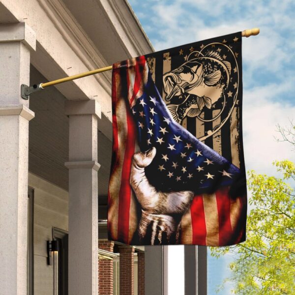 Bass Fishing USA Flag: THN2044F - Show Your Fishing Pride