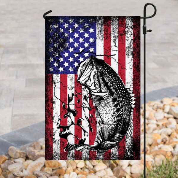 Bass Fishing USA Flag: THN2061F - Show Your Patriotic Angler Pride - Image 8