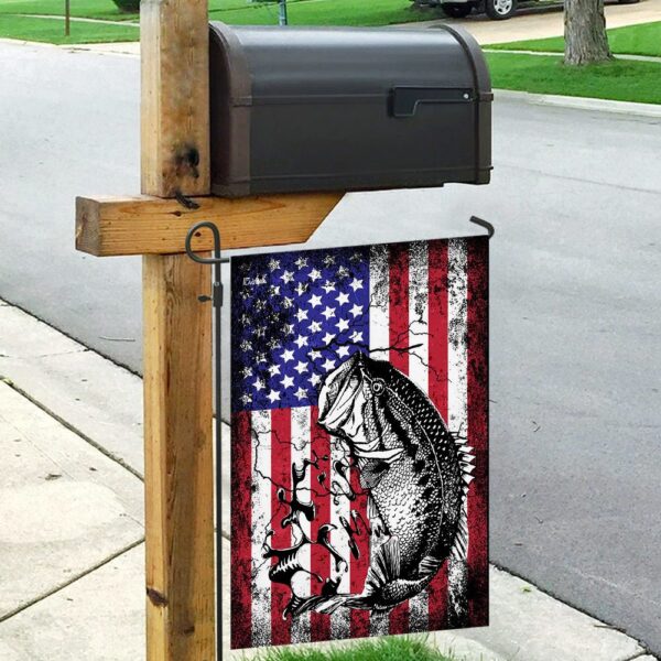 Bass Fishing USA Flag: THN2061F - Show Your Patriotic Angler Pride - Image 9