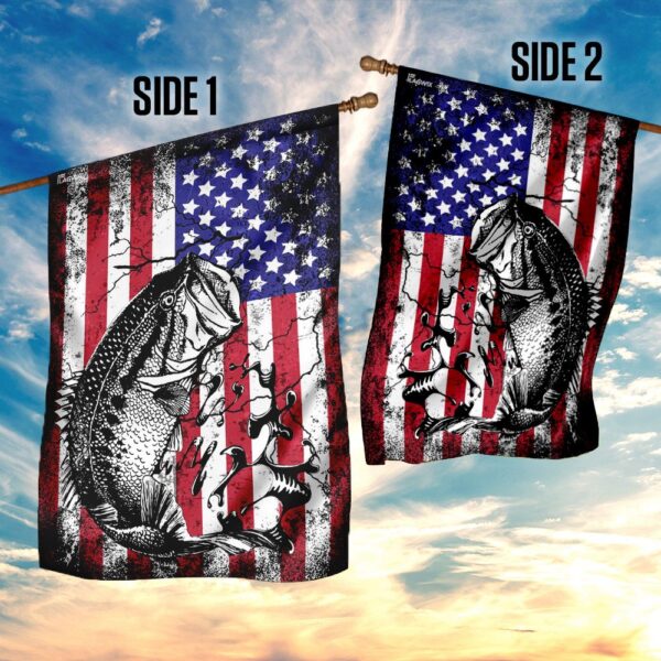 Bass Fishing USA Flag: THN2061F - Show Your Patriotic Angler Pride - Image 5