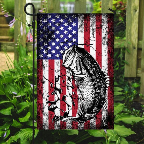 Bass Fishing USA Flag: THN2061F - Show Your Patriotic Angler Pride - Image 7